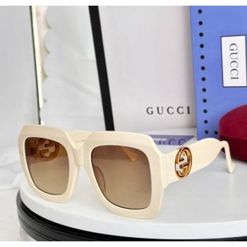 Gucci Sunglasses Ivory 2025 GG1022 (SHI-251231081)