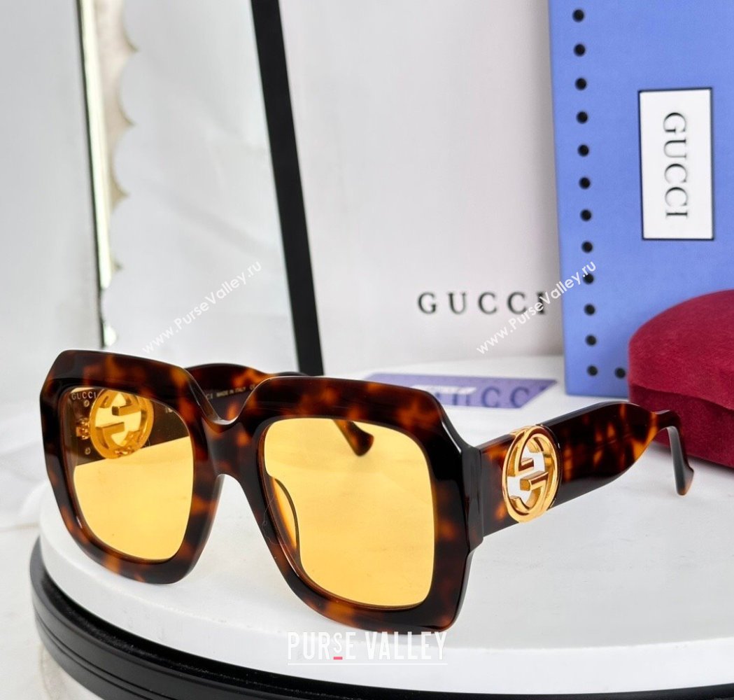 Gucci Sunglasses Brown 2025 GG1022 (SHI-251231082)