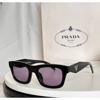 Prada Sunglasses Black/Purple 2025 PRC06S (SHI-251231071)