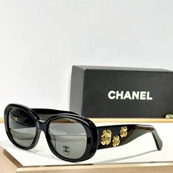 Chanel Sunglasses with Camellia Bloom 2 2025 CH5113 (SHI-251231002)