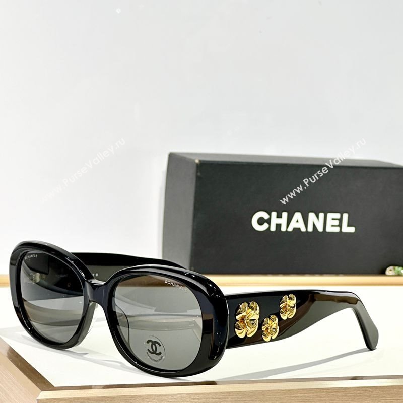 Chanel Sunglasses with Camellia Bloom 2 2025 CH5113 (SHI-251231002)