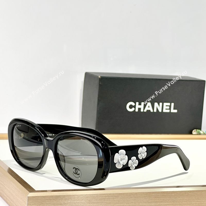 Chanel Sunglasses with Camellia Bloom 4 2025 CH5113 (SHI-251231004)