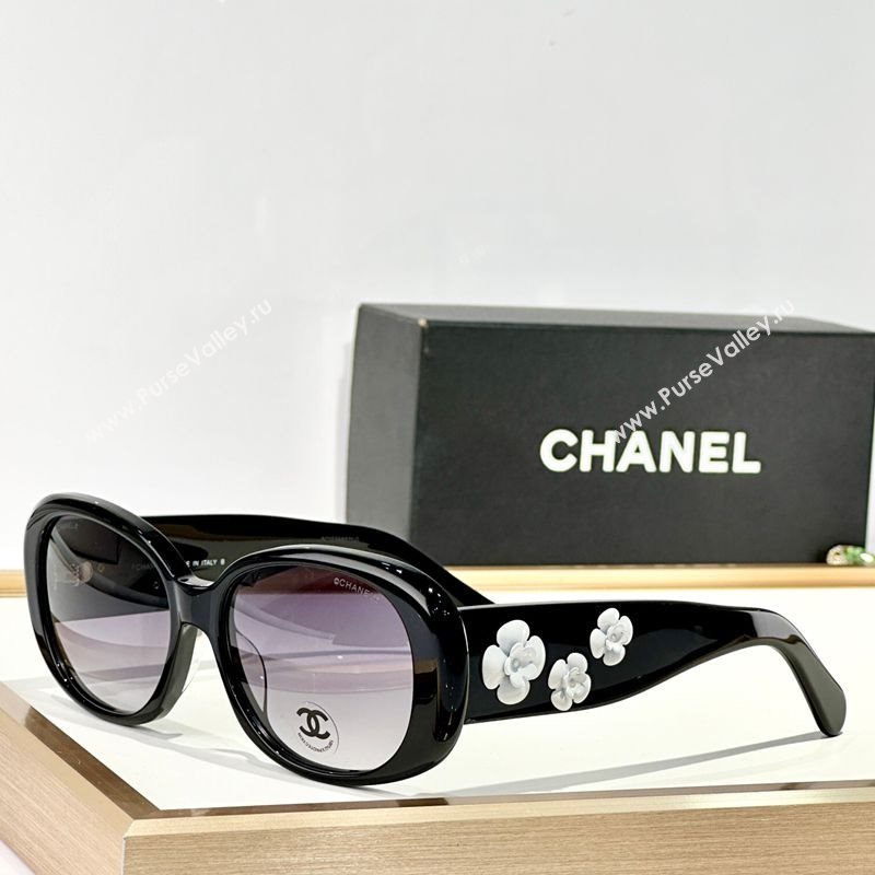 Chanel Sunglasses with Camellia Bloom 5 2025 CH5113 (SHI-251231005)