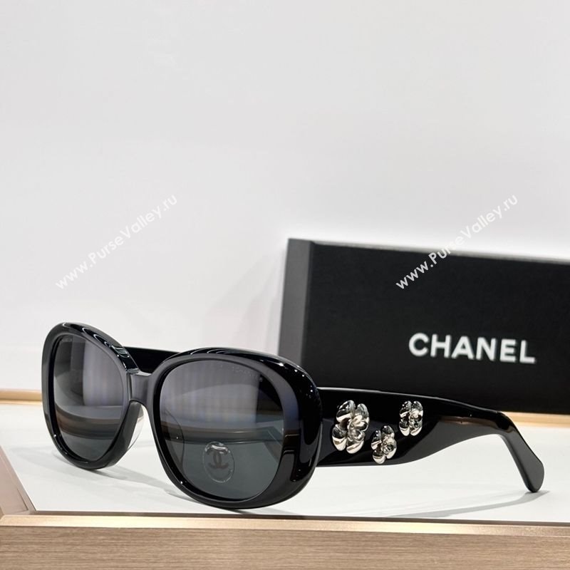 Chanel Sunglasses with Camellia Bloom 7 2025 CH5113 (SHI-251231007)