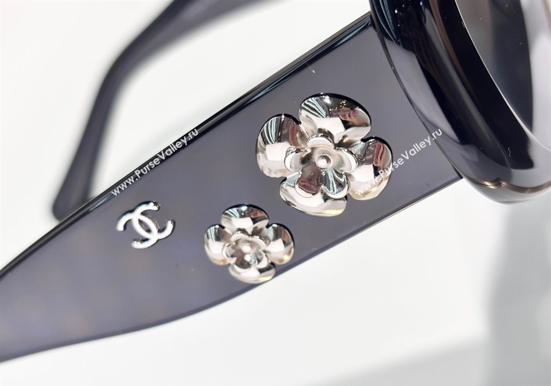 Chanel Sunglasses with Camellia Bloom 7 2025 CH5113 (SHI-251231007)