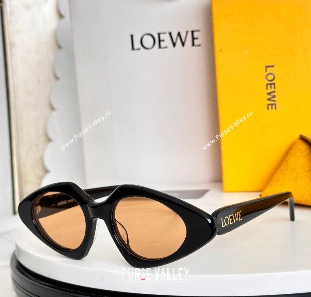 Loewe Sunglasses Black/Yellow 2025 LW40185I (SHI-251231041)