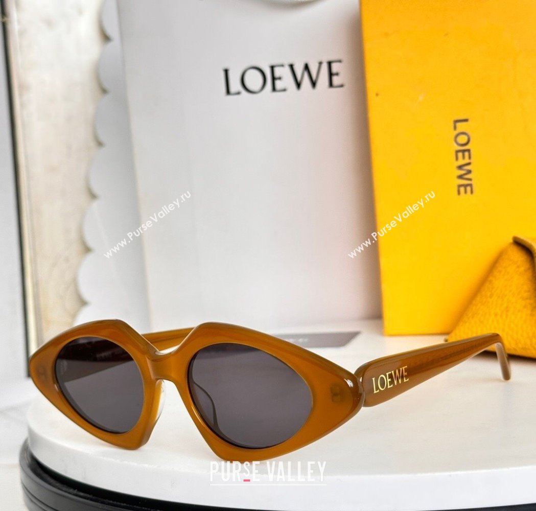 Loewe Sunglasses Brown/Grey 2025 LW40185I (SHI-251231042)