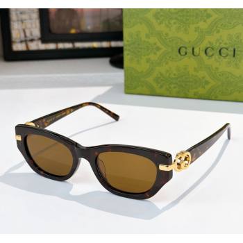 Gucci Sunglasses Brown 2026 GG2155S (SHI-260314063)