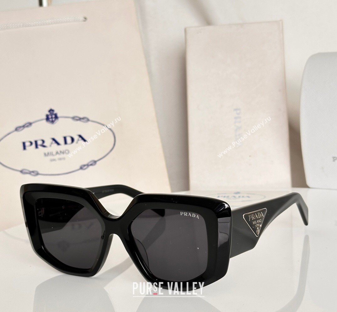 Prada Sunglasses Black/Grey 2026 SPR14Z (SHI-260314020)