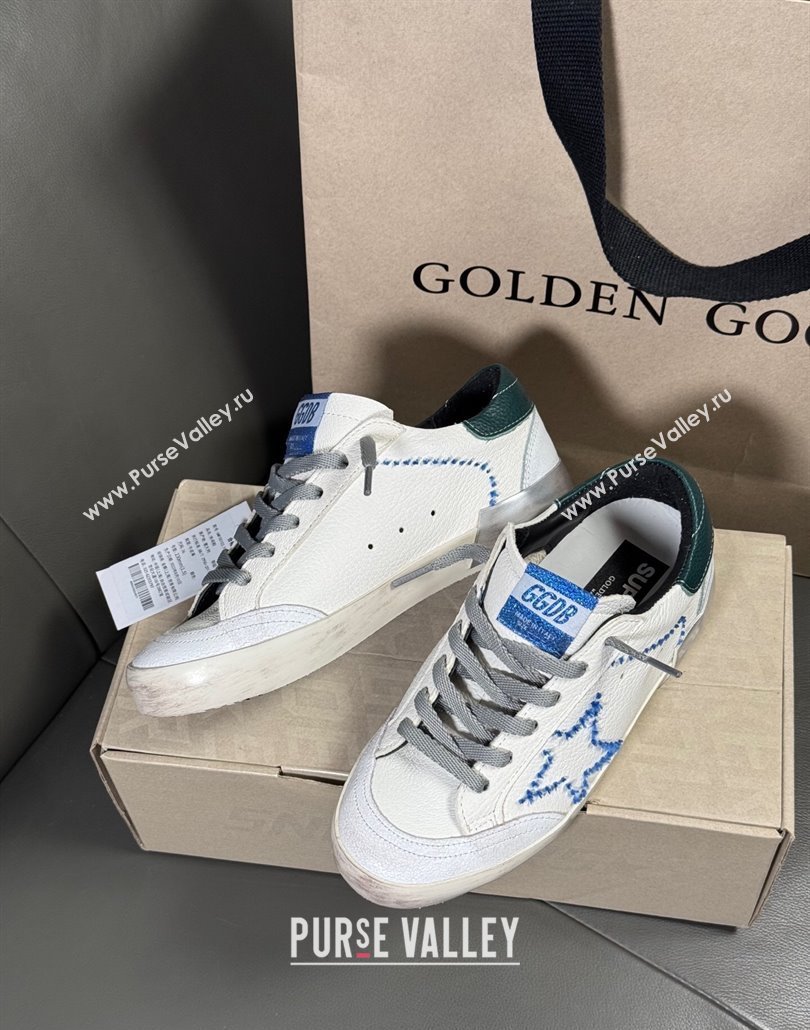Golden Goose Super-Star Sneakers in nappa with embroidered star and leather heel tab 2025 0429 (MD-250429050)