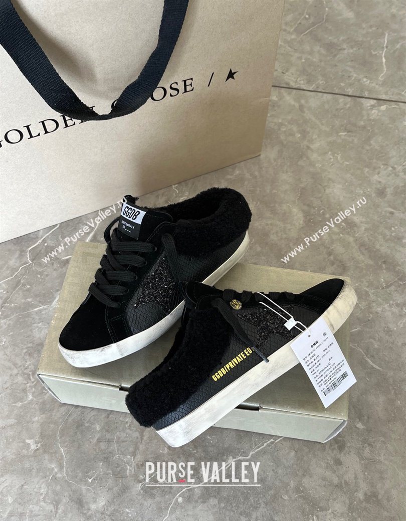 Golden Goose Womens Super-Star Sabots Sneaker in Mesh and Suede 2025 GGDB103102 (MD-251031058)