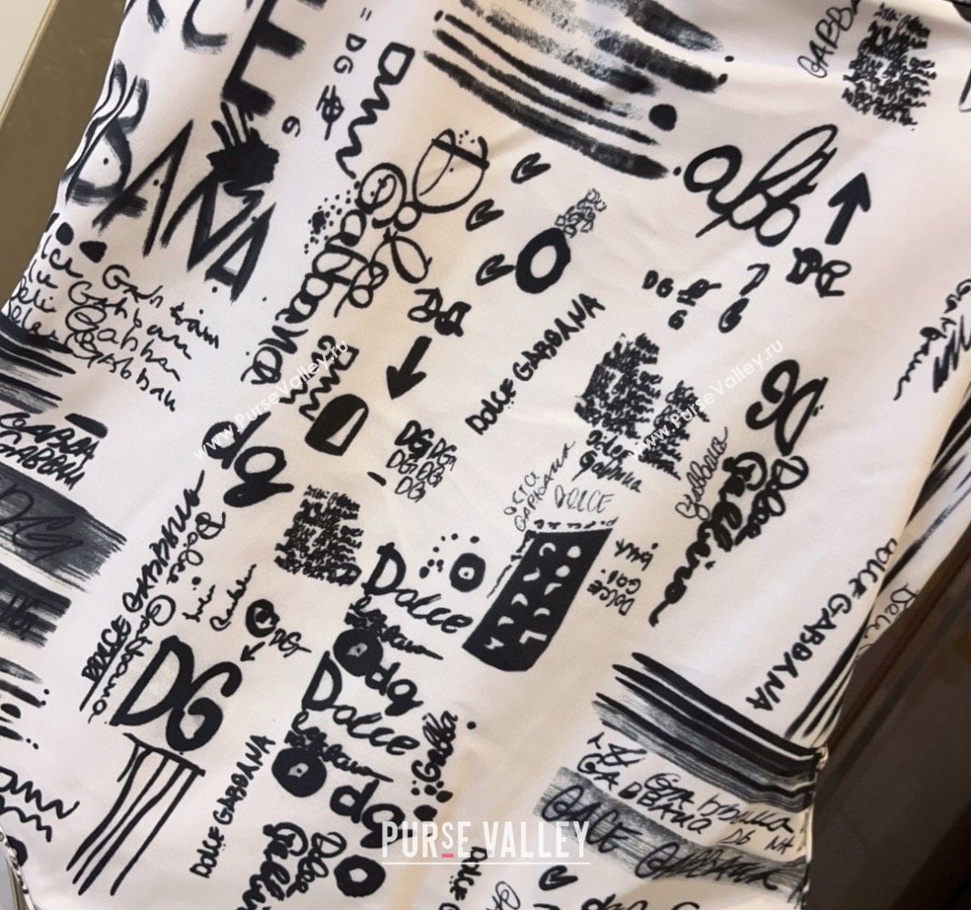 Dolce Gabbana DG Graffi Swimwear White 2024 0308 (WM-240307083)