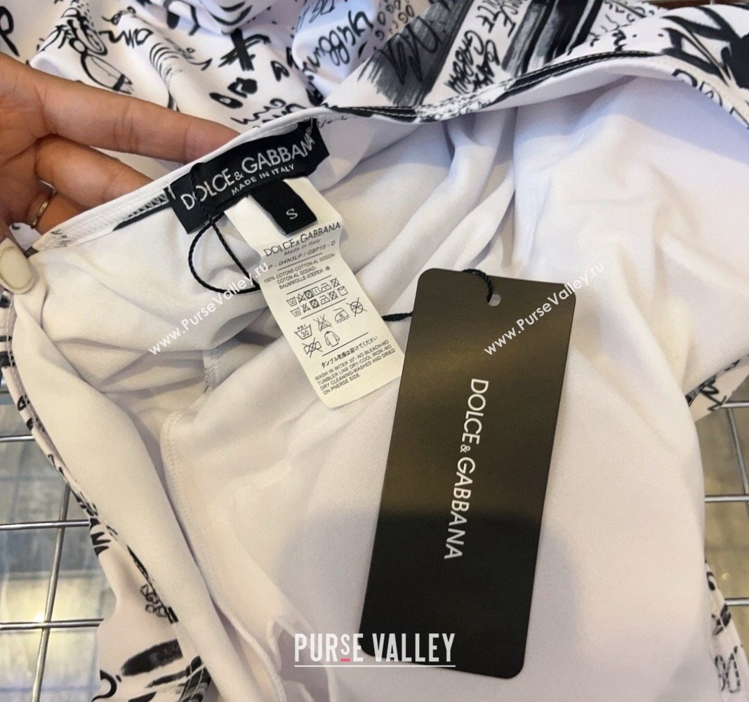 Dolce Gabbana DG Graffi Swimwear White 2024 0308 (WM-240307083)