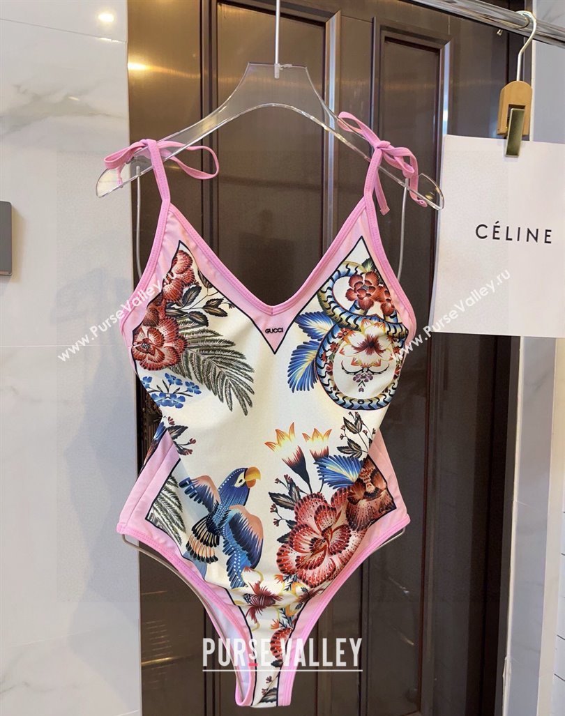 Gucci Printed Swimwear Pink 2024 0308 (WM-240307084)