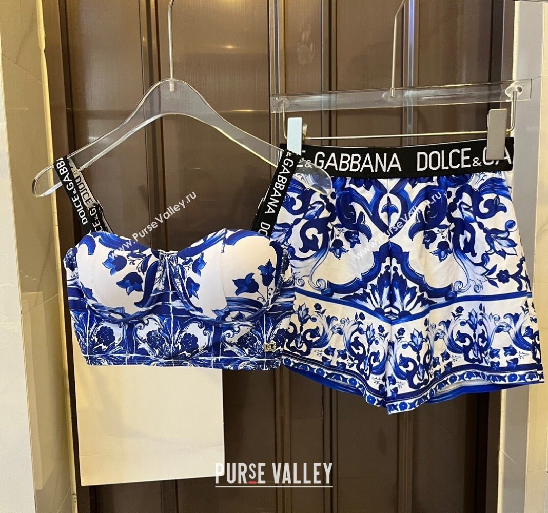 Dolce Gabbana DG Two Pieces Swimwear Blue 2024 0308 (WM-240307091)