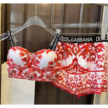 Dolce Gabbana DG Two Pieces Swimwear Red 2024 0308 (WM-240307092)