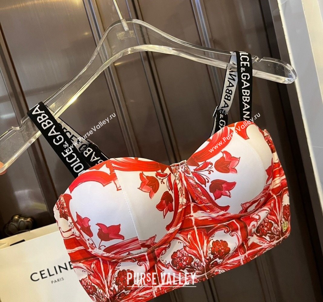 Dolce Gabbana DG Two Pieces Swimwear Red 2024 0308 (WM-240307092)