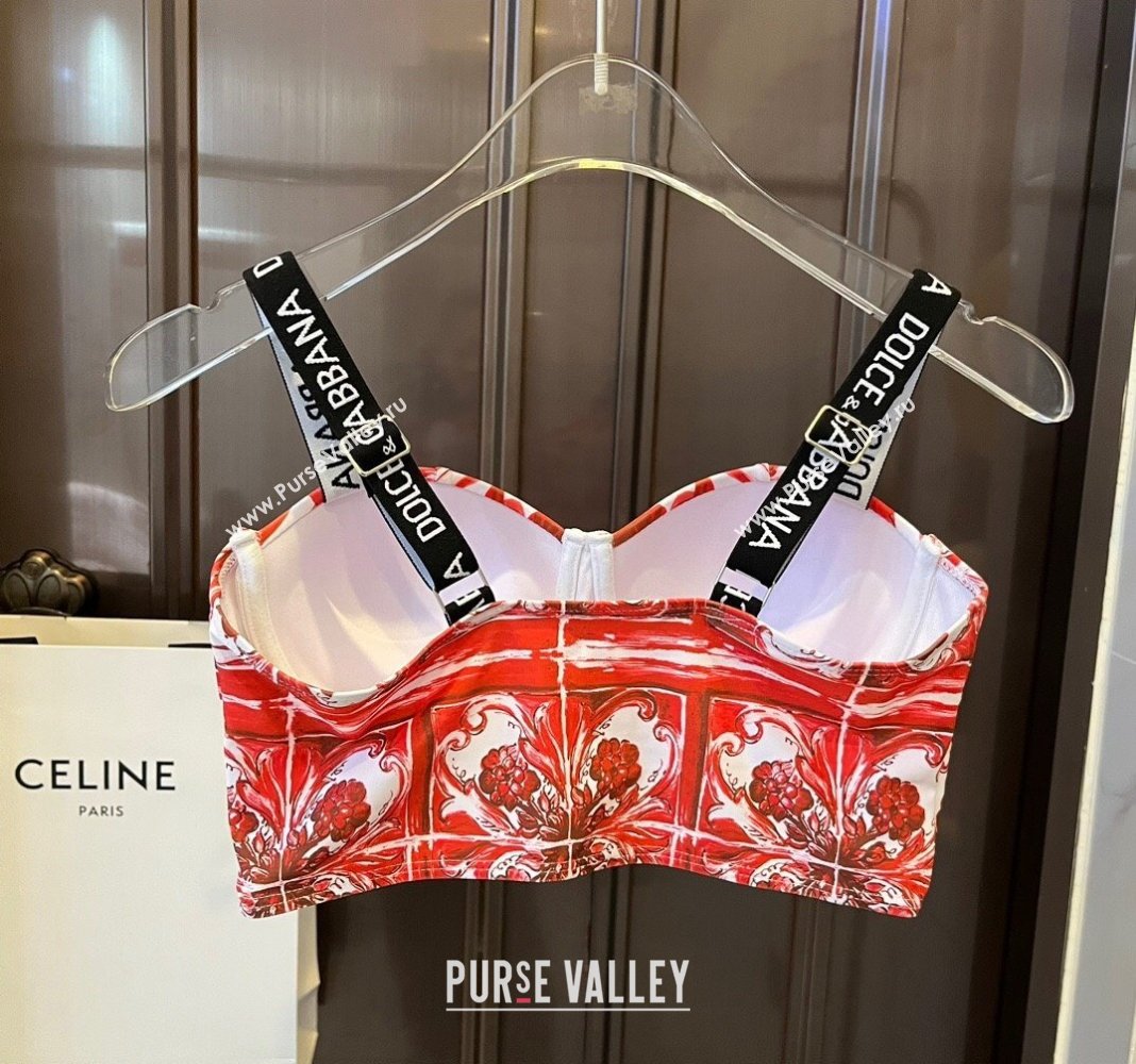 Dolce Gabbana DG Two Pieces Swimwear Red 2024 0308 (WM-240307092)