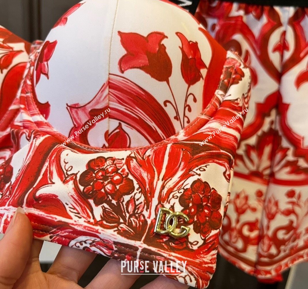 Dolce Gabbana DG Two Pieces Swimwear Red 2024 0308 (WM-240307092)