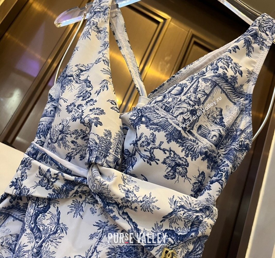 Dolce Gabbana DG Knot Swimwear Blue 2024 0308 (WM-240307096)