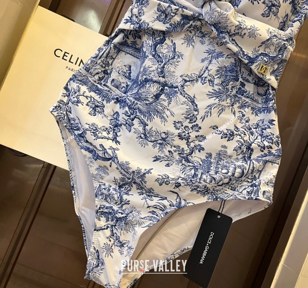 Dolce Gabbana DG Knot Swimwear Blue 2024 0308 (WM-240307096)
