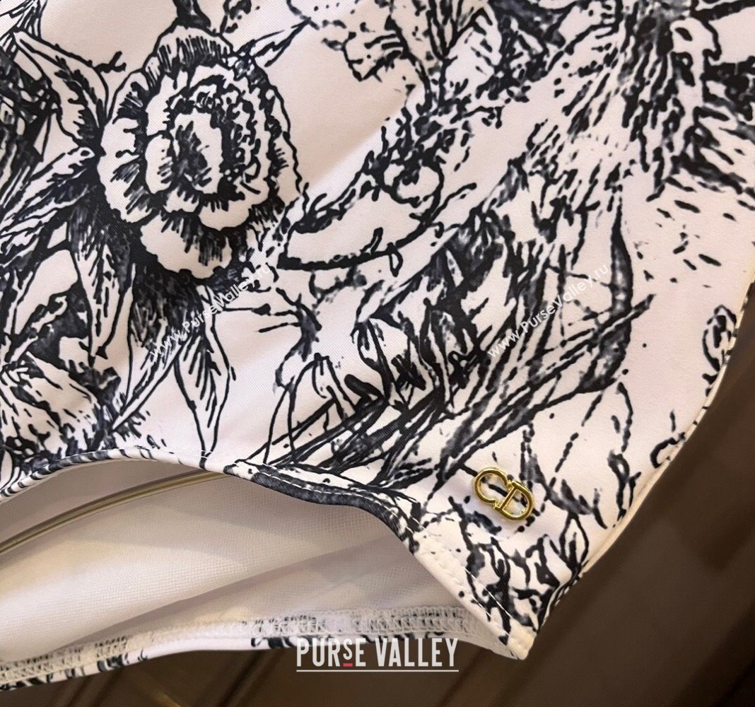 Dior Ruffled Swimwear Black 2024 0308 (WM-240307103)