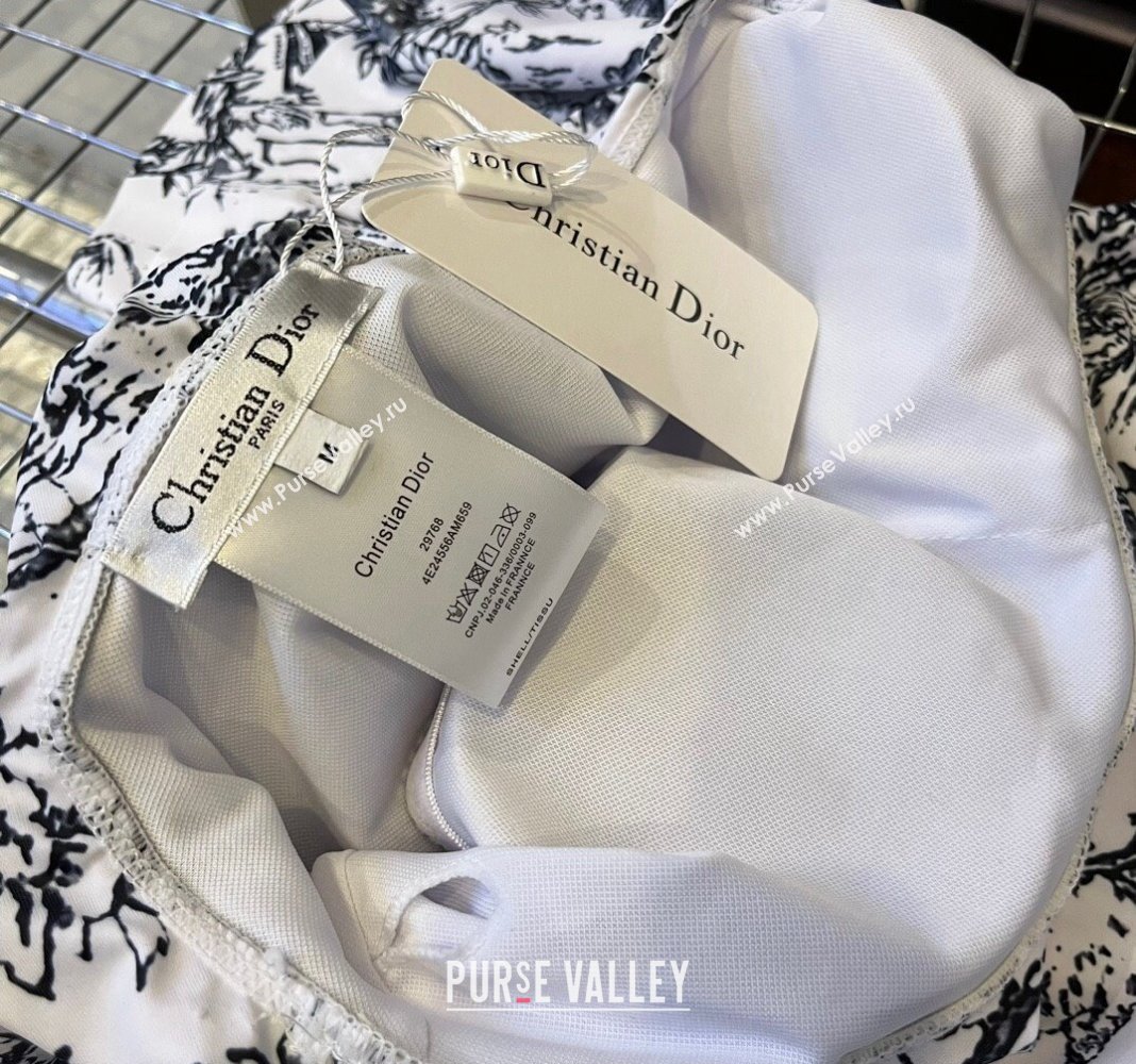 Dior Ruffled Swimwear Black 2024 0308 (WM-240307103)