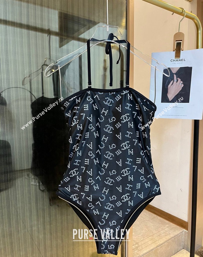 Chanel Black Swimwear with Crystals 2024 0308 (WM-240307111)
