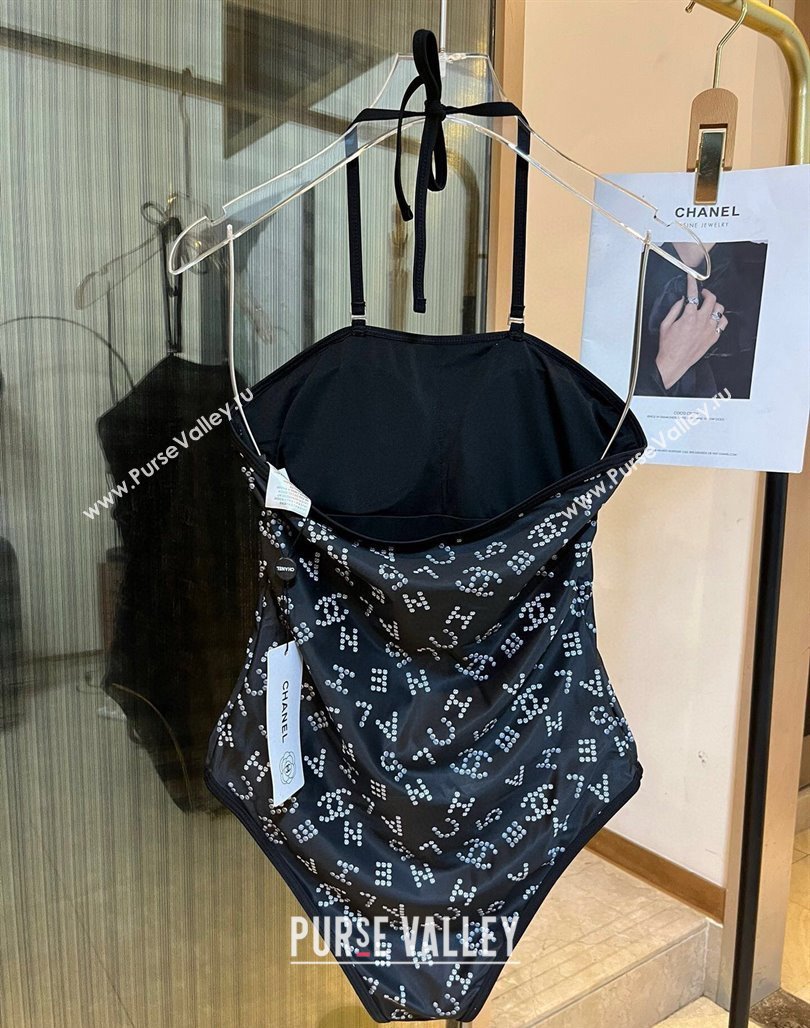 Chanel Black Swimwear with Crystals 2024 0308 (WM-240307111)
