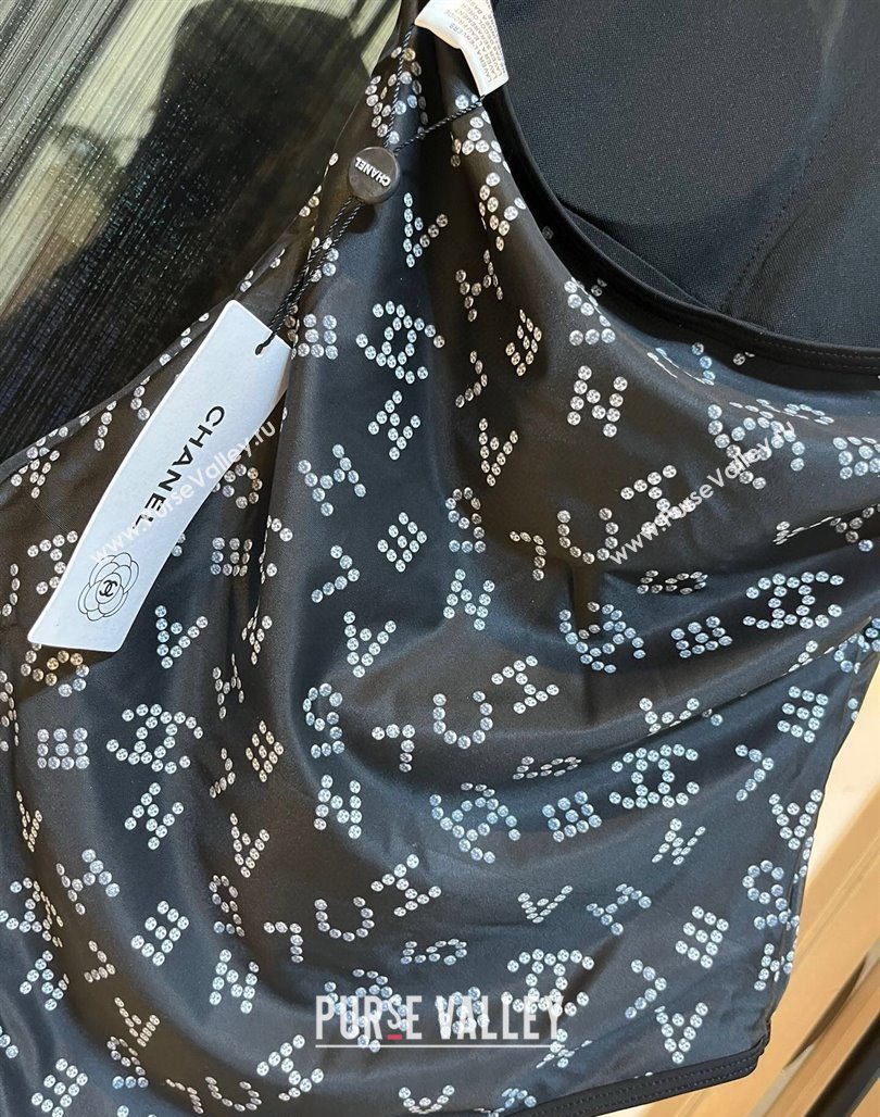 Chanel Black Swimwear with Crystals 2024 0308 (WM-240307111)