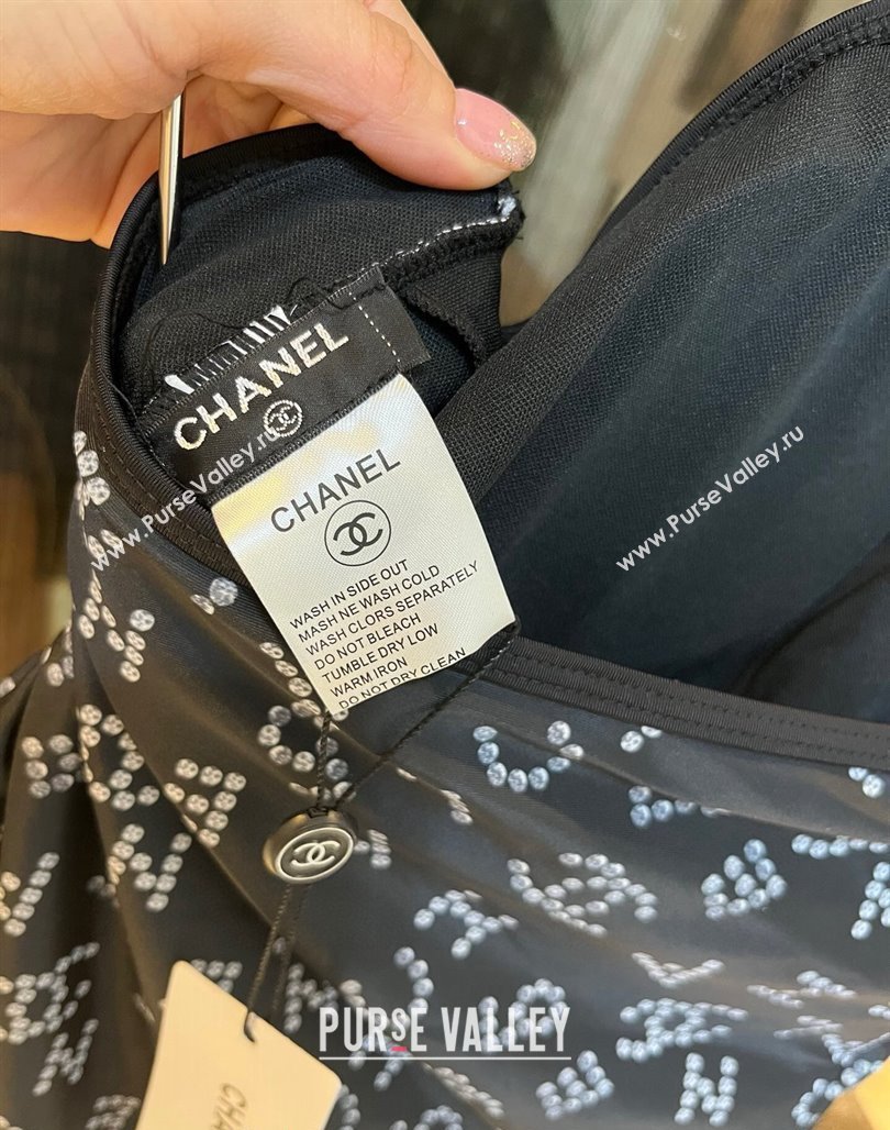 Chanel Black Swimwear with Crystals 2024 0308 (WM-240307111)
