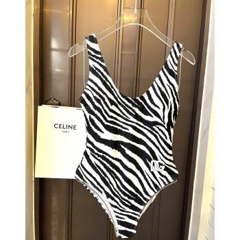 Dolce Gabbana DG Stripes Printed Swimwear White/Black 2024 0308 (WM-240307073)
