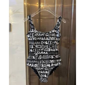 Dolce Gabbana DG Graffi Swimwear Black 2024 0308 (WM-240307082)