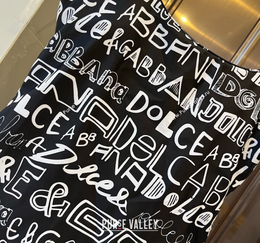 Dolce Gabbana DG Graffi Swimwear Black 2024 0308 (WM-240307082)
