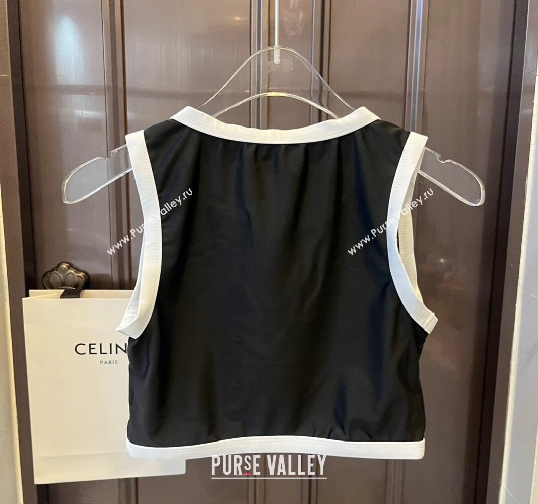 Chanel Zip Swimwear Black/White 2024 CH0401 (WM-240401045)