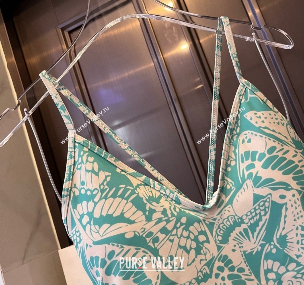 Dior Butterfly Swimwear Green 2024 CH0401 (WM-240401061)