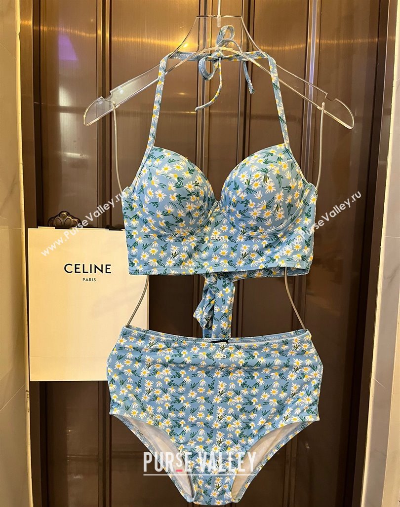 Gucci Daisy Swimwear Blue 2024 CH0401 (WM-240401063)