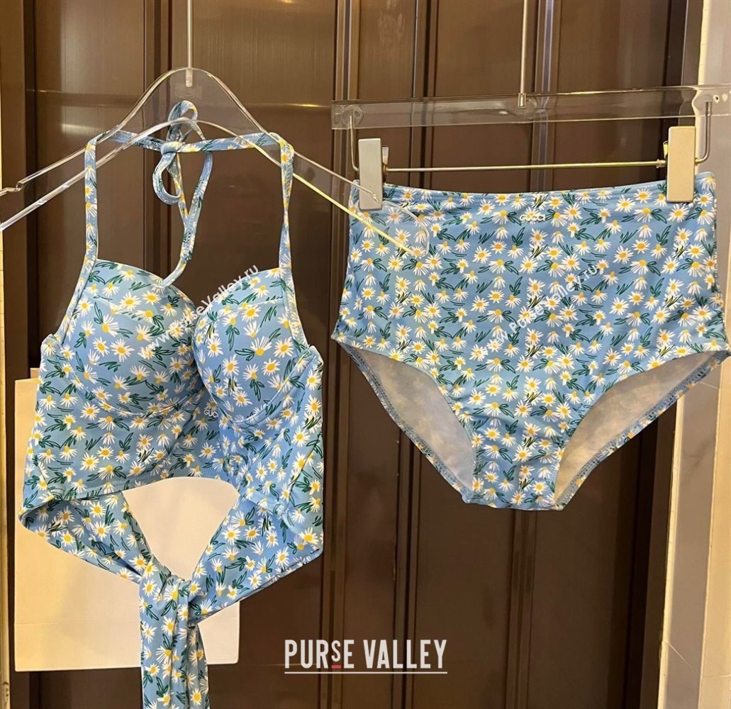 Gucci Daisy Swimwear Blue 2024 CH0401 (WM-240401063)