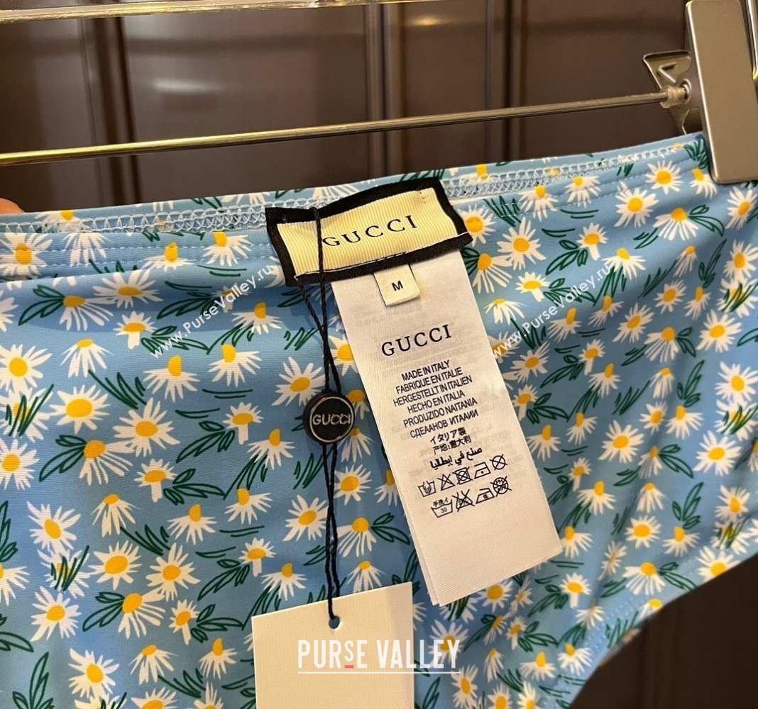Gucci Daisy Swimwear Blue 2024 CH0401 (WM-240401063)