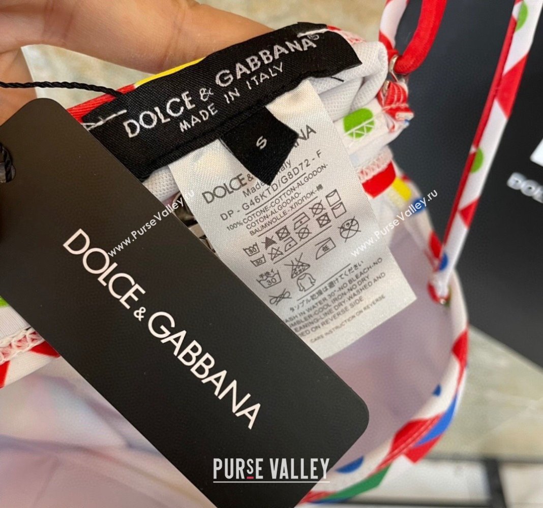 Dolce Gabbana DG Swimwear Yellow/Multi 2024 CH040103 (A-240401075)