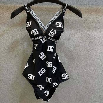 Dolce Gabbana DG Swimwear Black/White 2024 CH040103 (A-240401077)