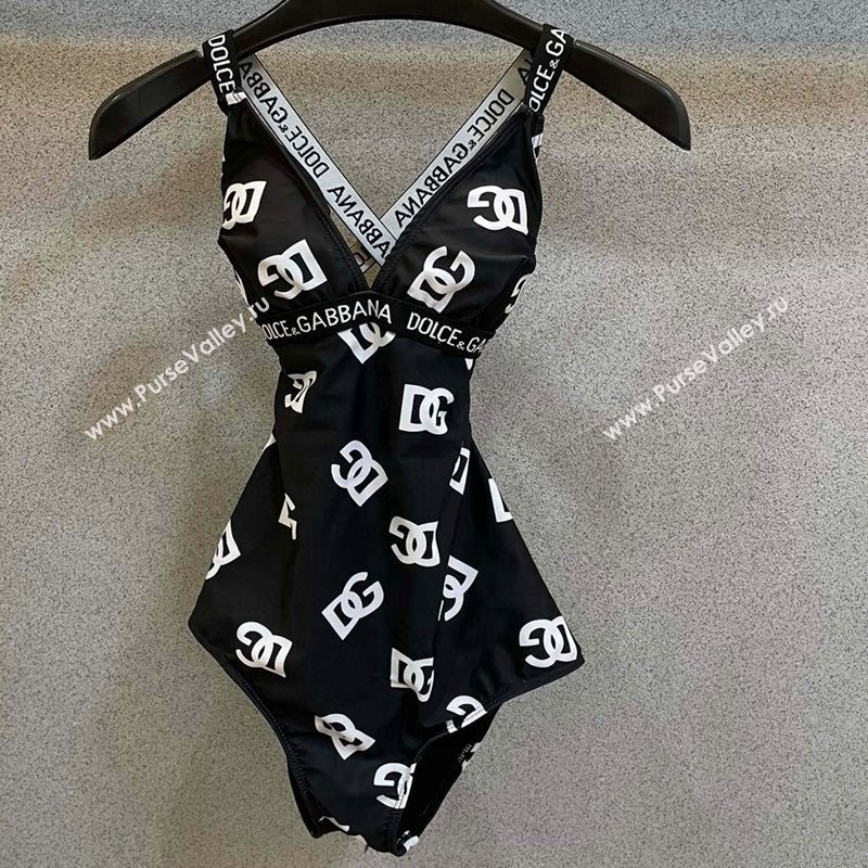 Dolce Gabbana DG Swimwear Black/White 2024 CH040103 (A-240401077)