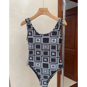 Dolce Gabbana DG Check Swimwear Black/White 2024 CH0401 (A-240401079)