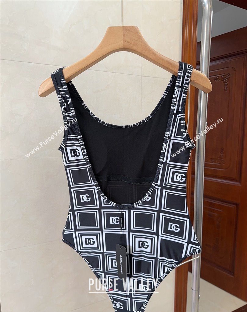 Dolce Gabbana DG Check Swimwear Black/White 2024 CH0401 (A-240401079)