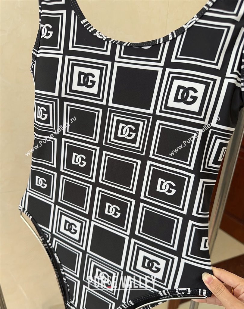 Dolce Gabbana DG Check Swimwear Black/White 2024 CH0401 (A-240401079)