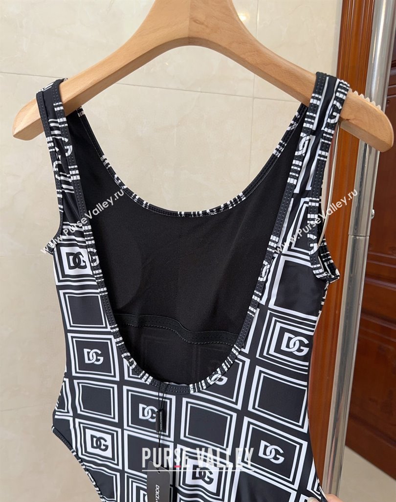 Dolce Gabbana DG Check Swimwear Black/White 2024 CH0401 (A-240401079)