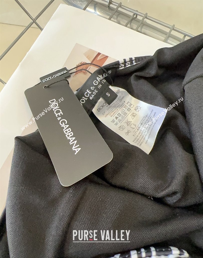 Dolce Gabbana DG Check Swimwear Black/White 2024 CH0401 (A-240401079)