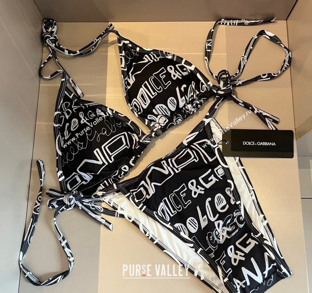 Dolce Gabbana Swimwear Black/White 2024 CH040108 (WM-240401038)