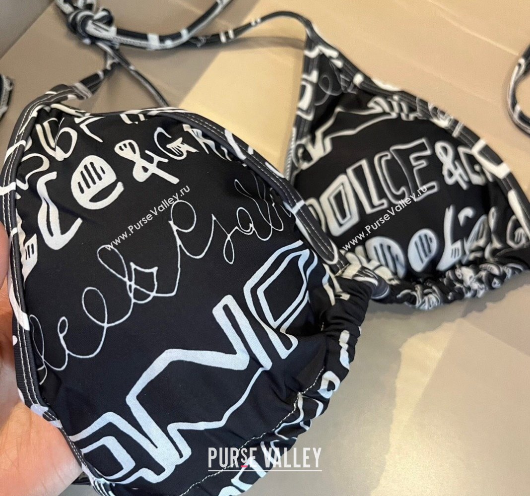 Dolce Gabbana Swimwear Black/White 2024 CH040108 (WM-240401038)