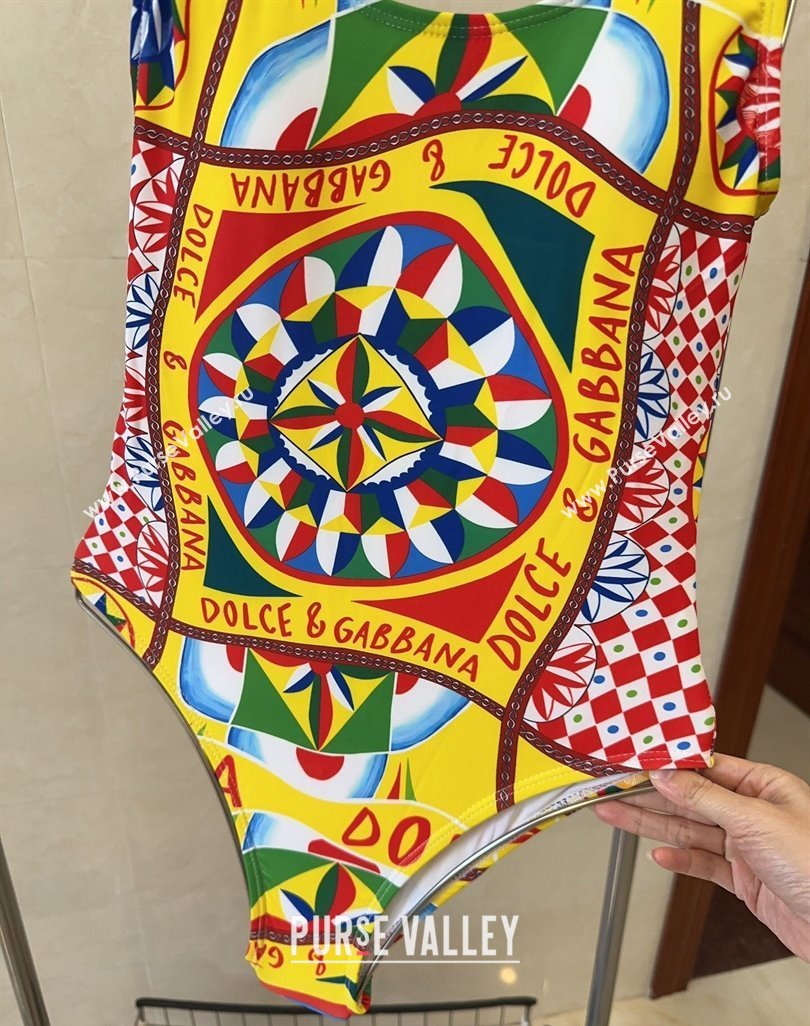 Dolce Gabbana DG Swimwear Yellow 2024 CH040102 (A-240401108)